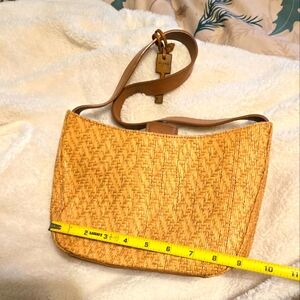 Stylish Tan Woven Bag